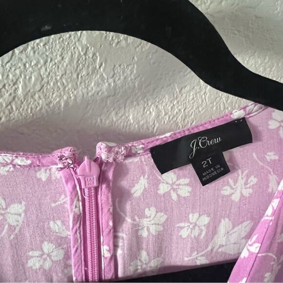 J. Crew Ruffle-Front Mini Dress in Bubblegum Floral *Tall* - Picture 5 of 9